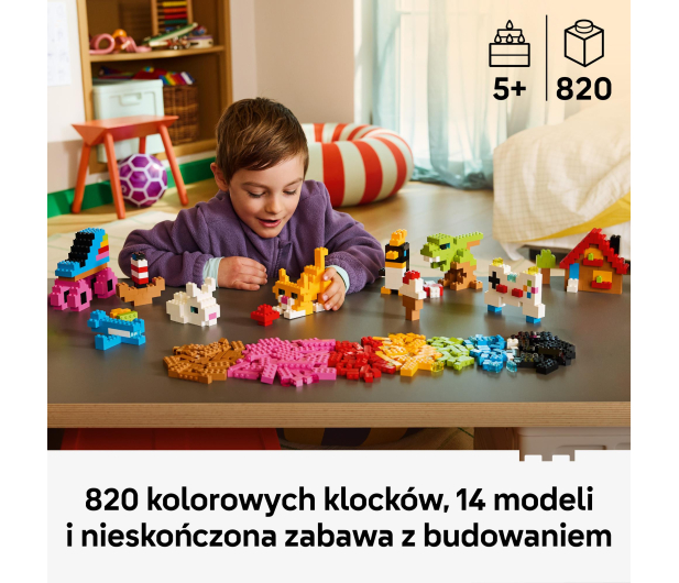 LEGO CLASSIC 11045 Kreatywne kolorowe klocki - 1529691 - zdjęcie 4